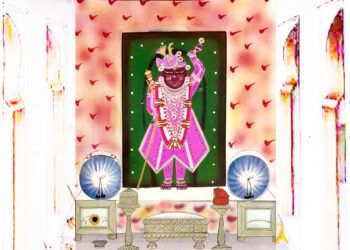 श्रीनाथजी के आज फेंटा के श्रृंगार में दर्शन