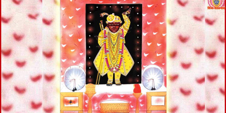 श्रीनाथजी के आज चाकदार पर कतरा के श्रृंगार में दर्शन