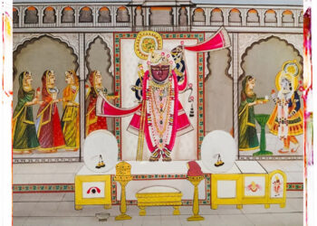 श्रीनाथजी को आज मुकुट काछनी का श्रृंगार