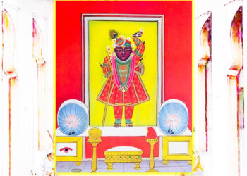 श्रीनाथजी में आज रामनवमी के आगम का श्रृंगार