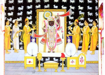 श्रीनाथजी में आज पांच स्वरूपोत्सव दिवस, मोती के मुकुट व काछनी का श्रृंगार