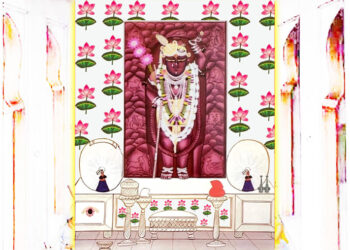 श्रीनाथजी को आज उष्णकाल का प्रथम अभ्यंग स्नान