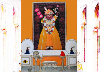 श्रीनाथजी के आज चन्दन की चोली, कली के श्रृंगार