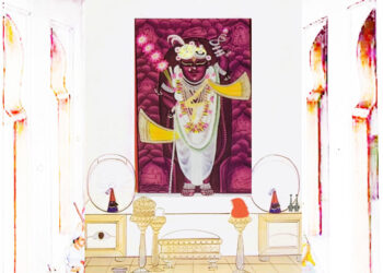 श्रीनाथजी में आज ‘पीत पिछोड़ी’ पद के भाव श्रृंगार में दर्शन