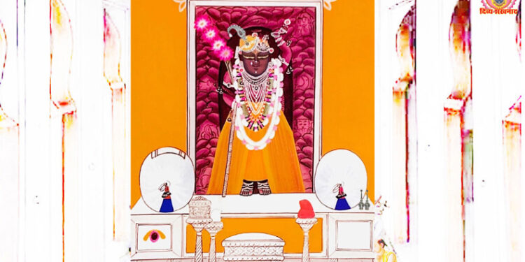 श्रीनाथजी में आज गंगा दसमी का उत्सव दर्शन, बधाई