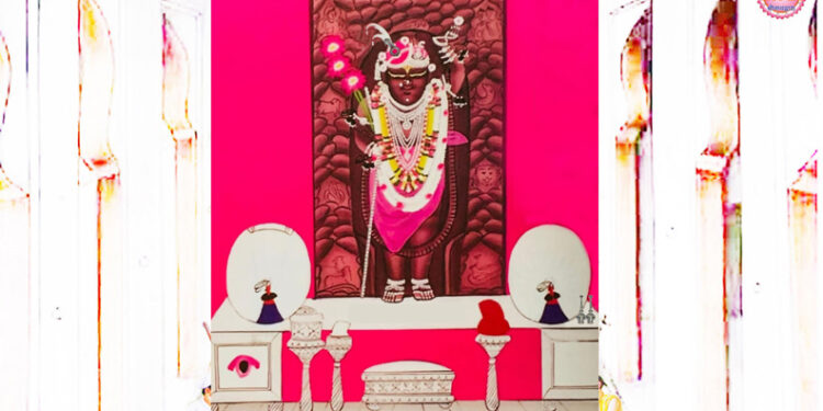 श्रीनाथजी के आज आड़बंद पर लूम की किलंगी के श्रृंगार में दर्शन