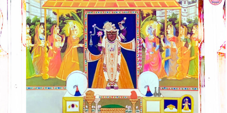श्रीनाथजी के आज सेहरा के श्रृंगार में दर्शन