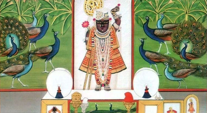 श्रीनाथजी में आज बगीचा उत्सव, मुकुट-काछनी का श्रृंगार