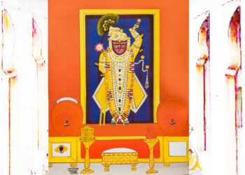 श्रीनाथजी को आज जन्माष्टमी का परचारगी श्रृंगार