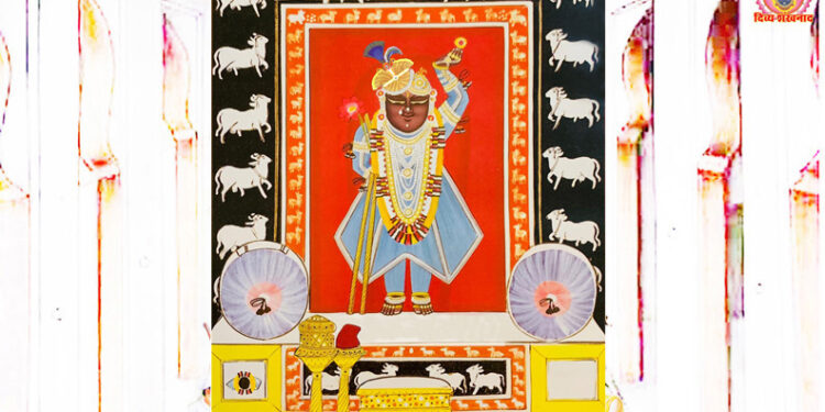 श्रीनाथजी में आज पीत दुमाला का श्रृंगार