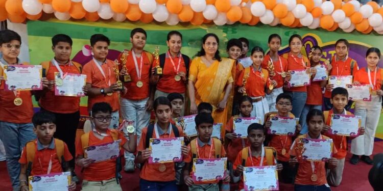 राज्य स्तरीय अबैकस प्रतियोगिता में नाथद्वारा का परचम लहराया