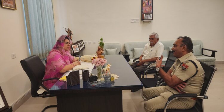 आपाद प्रबंधन की तैयारियों की सांसद महिमा कुमारी ने की समीक्षा