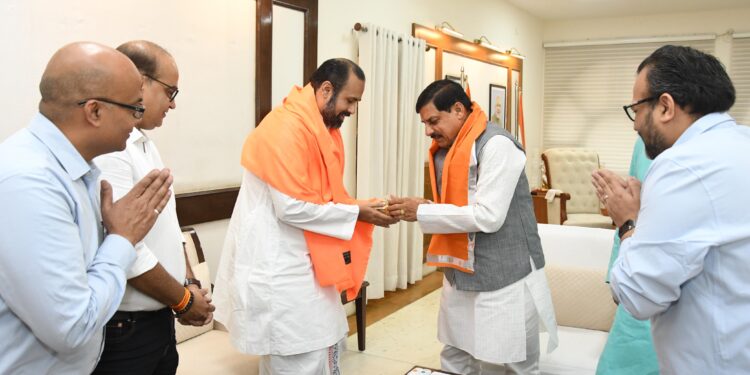 विशाल बावा ने मध्य प्रदेश के मुख्यमंत्री मोहन यादव से की मुलाकात