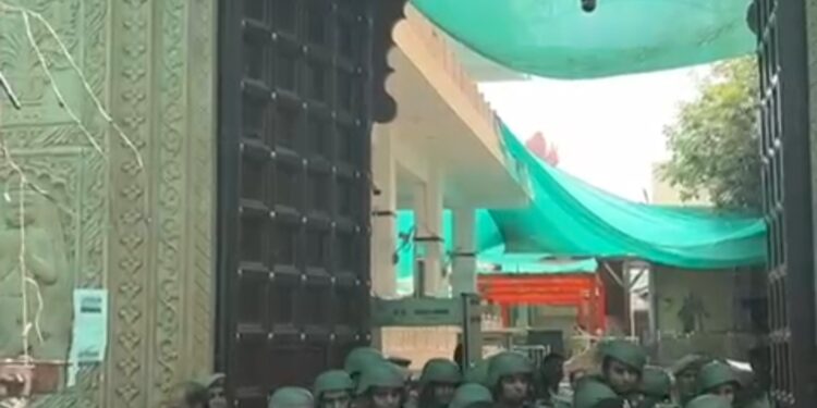 श्रीनाथजी मंदिर की सुरक्षा व्यवस्था बढ़ाई गई