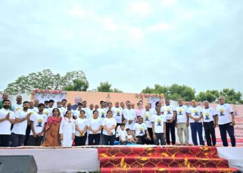 नाथद्वारा में उत्साह के साथ मनाया गया अंतर्राष्ट्रीय योग दिवस