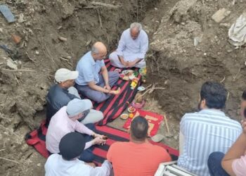 नाथद्वारा विधायक मेवाड़ ने किया गौशाला का भूमि पूजन