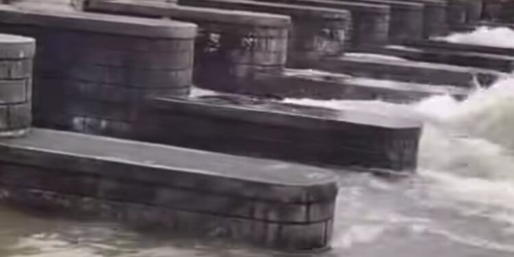 नंदसमंद बांध छलका, 5 गेट खोले,देवगढ़ क्षेत्र में भारी बारिश