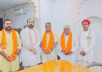 श्री विशाल बावा ने संघ के प्रतिनिधियों से की शिष्टाचार भेंट