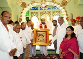 सांवरिया जी मंदिर मंडल बोर्ड ने की श्री विशाल बावा से भेंट, नाथद्वारा को आध्यात्मिक राजधानी बनाने पर सहमति