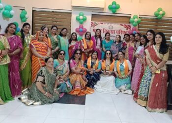 भारत विकास परिषद की महिलाओं ने मनाया लहरिया उत्सव, विविध प्रतियोगिताओं का आयोजन