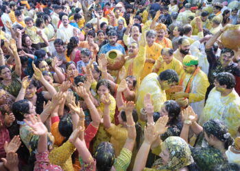 श्रीनाथजी मंदिर में जन्माष्टमी की तैयारियों को लेकर बैठक का आयोजन