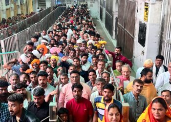 नाथद्वारा : श्रीजी प्रभु की हवेली में जन्माष्टमी से पूर्व उमड़ा श्रद्धालुओं का सैलाब