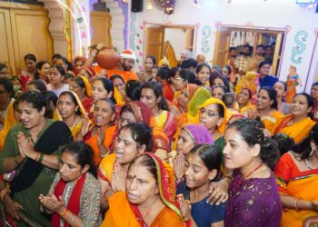 श्री द्वारकाधीश मंदिर नाथद्वारा में नन्द महोत्सव के दर्शनों में उमड़ा जनसैलाब