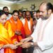 उपमुख्यमंत्री दिया कुमारी ने किये नंद महोत्सव के अवसर पर श्रीजी प्रभु के भोग आरती के दर्शन