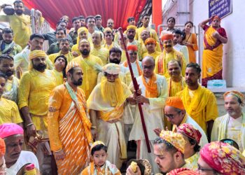 नाथद्वारा : श्रीनाथजी मंदिर में धूमधाम से मने जन्माष्टमी एवं नन्द महा महोत्सव, उमड़े वैष्णव