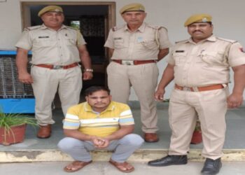 कांकरोली : 6 वर्ष से फरार आरोपी को पुलिस ने किया गिरफ्तार, एरिया डोमिनेशन अभियान के तहत कार्यवाही
