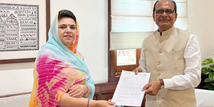 सांसद श्रीमती मेवाड़ ने कृषि अवसंरचना के विकास हेतु केंद्रीय कृषि मंत्री से की मुलाकात