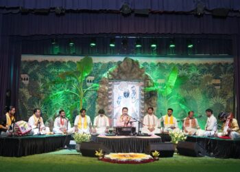 आचार्य रणछोडलालजी द्वारा “नागरी दान दै” कार्यक्रम में हवेली संगीत की गूँज 