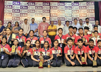 टेबल टेनिस व लॉन टेनिस में सीबीए जिला चैम्पियन