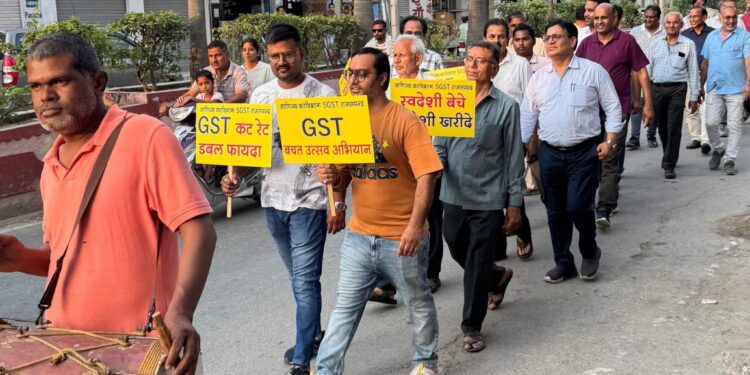 जीएसटी बचत उत्सव हर्षोल्लास से मनाया, निकाली भव्य यात्रा, आमजन को मिली राहत : कलक्टर अरुण कुमार