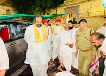 श्री विशाल बावा प्रभु श्रीनाथजी की दान-सेवा हेतु श्रीनाथद्वारा पधारे