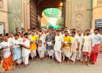 श्रीनाथजी मंदिर में घन की सेवा आरंभ, 14 अक्टूबर को भट्टी पूजन