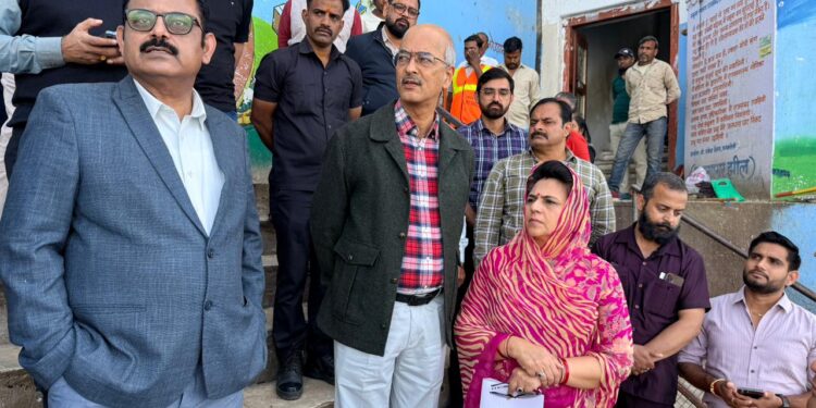 सांसद और विधायक मेवाड़ ने ऐतिहासिक नौ चौकी पाल का किया निरीक्षण